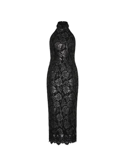 Rebecca Vallance Francaise Midi Dress In Black