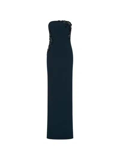 Rebecca Vallance Fresa Gown In Blue