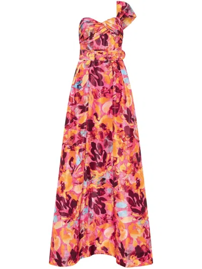 Rebecca Vallance Gardenia Gown In Orange