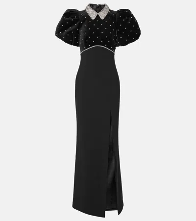 Rebecca Vallance Giovanna Embellished Gown In Black