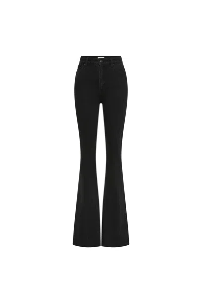 Rebecca Vallance Gisele Flare Jean In Black
