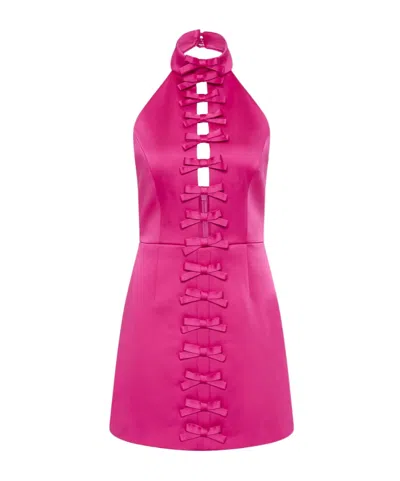 REBECCA VALLANCE HALTER NECK DRESS