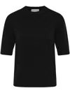 Rebecca Vallance Indy Crew Neck Knit Top In Black