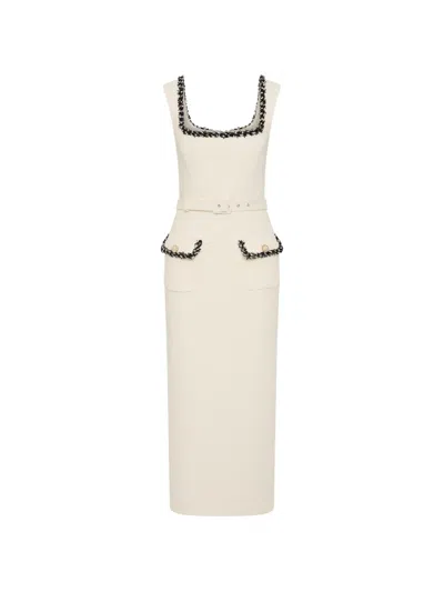 Rebecca Vallance Jacquie Midi Dress In Black