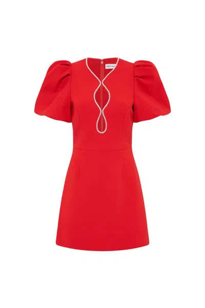 Rebecca Vallance Karina Mini-dress In Red