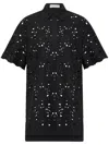 Rebecca Vallance Kitsu Polo Top In Black