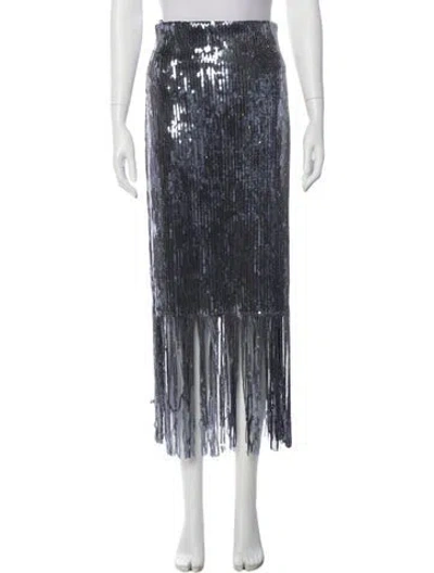 Pre-owned Rebecca Vallance Knee-length Skirt In Blue