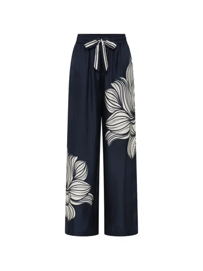 Rebecca Vallance Lalisa Tie Trousers In Blue
