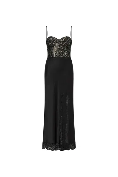 Rebecca Vallance Larisa Midi Dress In Black