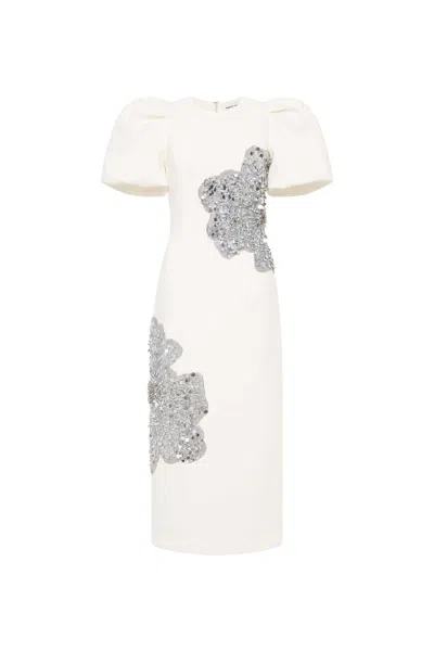 Rebecca Vallance Layana Midi Dress In White