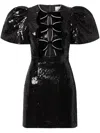 Rebecca Vallance X Nicky Hilton Lena Mini Dress In Black