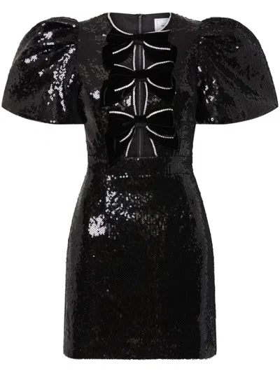 Rebecca Vallance Lena Mini Dress In Black
