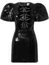 Rebecca Vallance X Nicky Hilton Lena Mini Dress In Black