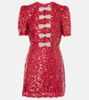 Rebecca Vallance X Nicky Hilton Leyla Mini Dress In Red