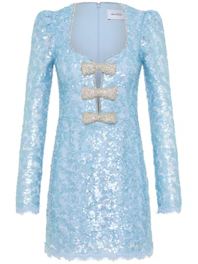 Rebecca Vallance Leyla Mini Dress In Blue