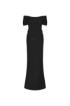 Rebecca Vallance Schulterfreies Midikleid