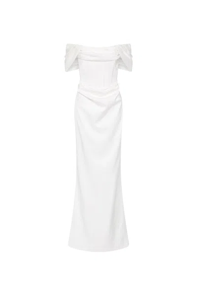 Rebecca Vallance Lia Gown In White