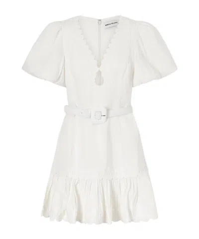 Rebecca Vallance Lightweight Dress In White
