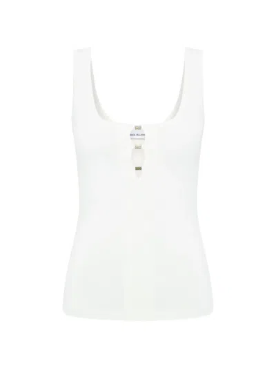 Rebecca Vallance Lorcan Cut-out Top In White