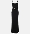 Rebecca Vallance Lucine Belted Gown In Black