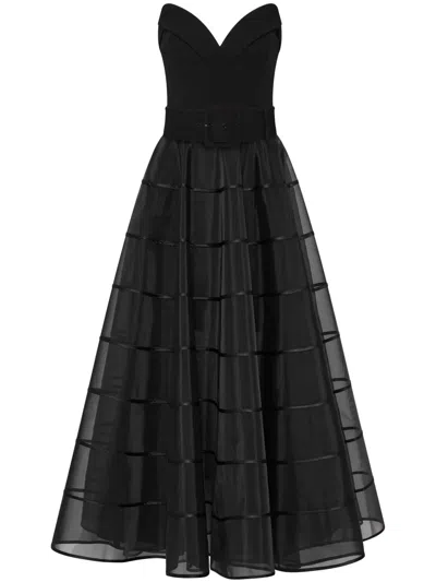 Rebecca Vallance Marcella Midi Dress In Black