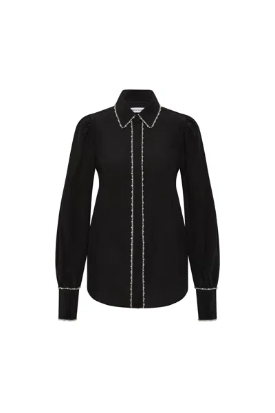 Rebecca Vallance Marietta Shirt In Black