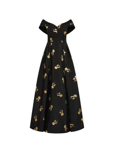 Rebecca Vallance Mariya Gown In Black