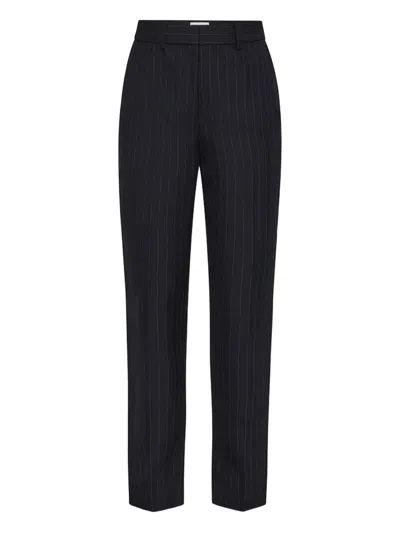 REBECCA VALLANCE MAXWELL PINSTRIPED TAILORED TROUSERS