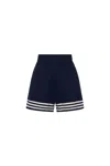 Rebecca Vallance Striped Mayflower Shorts In Black