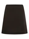 Rebecca Vallance Merlot Minirock In Black