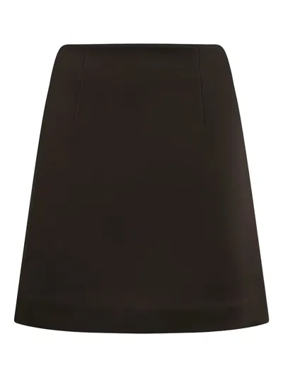 Rebecca Vallance Merlot Minirock In Black