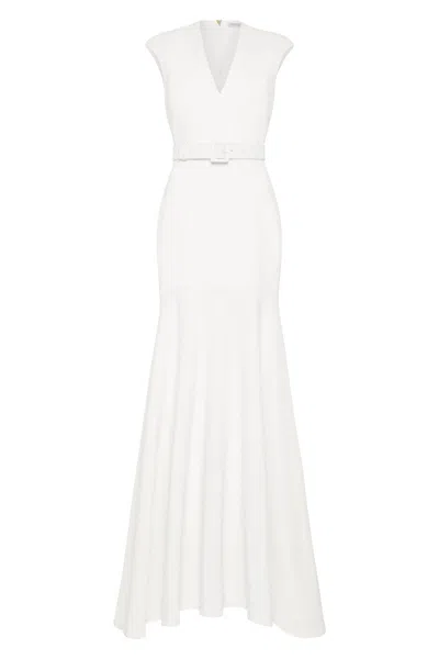 Rebecca Vallance Milan Gown In White