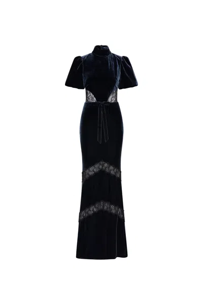 Rebecca Vallance Minerva Gown In Black