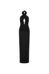 Rebecca Vallance Mischa Halterneck Maxi Dress In Black