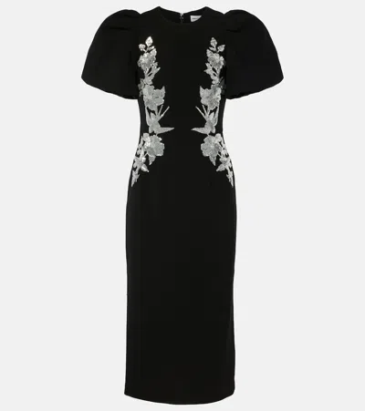 Rebecca Vallance Monroe Midi Dress In Black