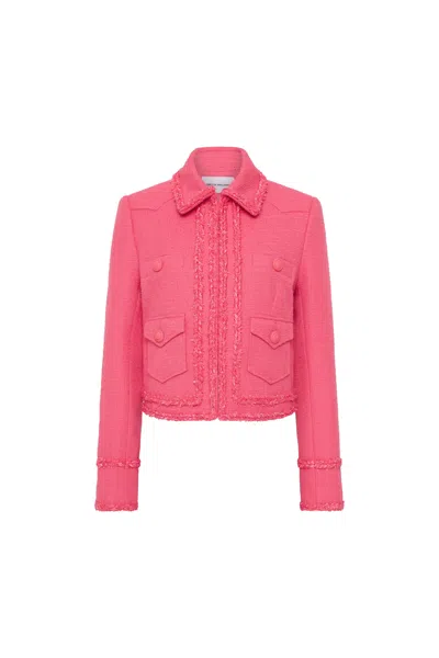 Rebecca Vallance Montana Jacket In Pink