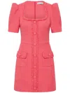Rebecca Vallance Montana Mini Dress In Pink