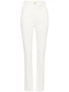Rebecca Vallance Naomie Straight Leg Jean In White