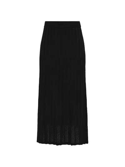 Rebecca Vallance Natalie Midi Skirt In Black
