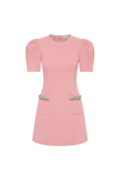 Rebecca Vallance Nemy Mini Dress In Pink