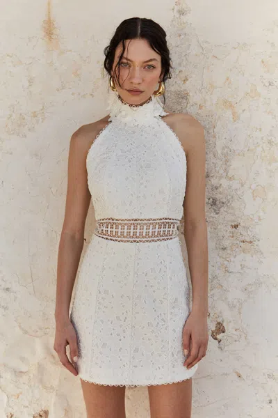 Rebecca Vallance Nuvola Mini Dress In White