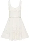 Rebecca Vallance Nuvola Minidress In White