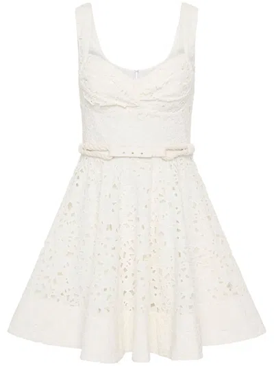 Rebecca Vallance Nuvola Minidress In White