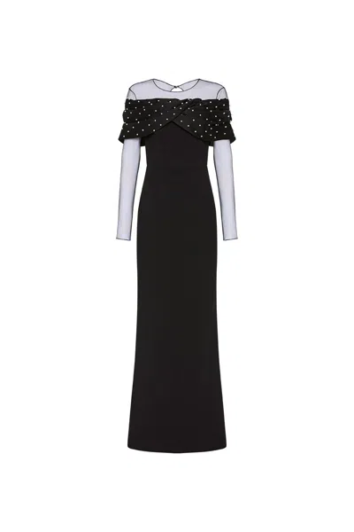 Rebecca Vallance Octavia Gown In Black