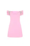 Rebecca Vallance Odetta Bow Mini Dress