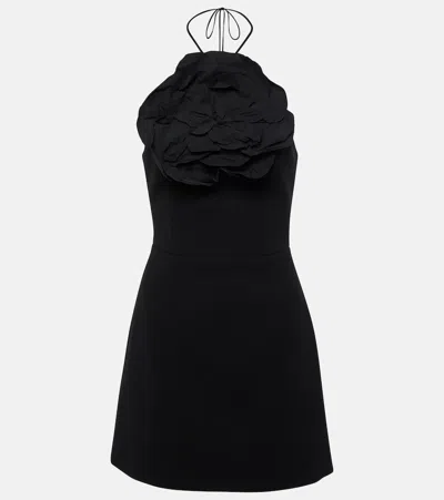 Rebecca Vallance Odetta Halterneck Mini Dress In Black