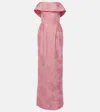 Rebecca Vallance Off-shoulder Gown In Pink