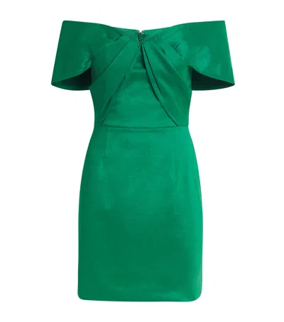 REBECCA VALLANCE OFF-THE-SHOULDER BAILEY MINI DRESS