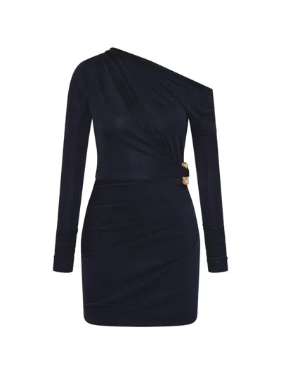 Rebecca Vallance Erin Long Sleeve Mini Dress In Blue