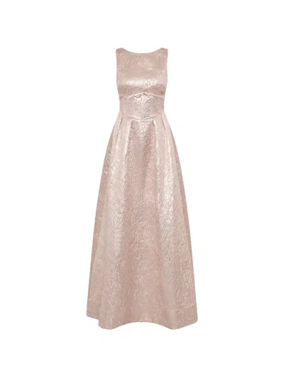 Rebecca Vallance Opaline Gown In Pink